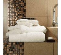 4 Pieces Towels Set Egyptian Cotton 700gsm Extra Soft Top Quality Luxury Miami (2 x Bath Towels And 2 x Hand Towels) White