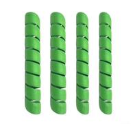4 Pieces Tree Trunk Protector Spiral Wraps in Two Sizes to Guard Bark on Young Trees from Deer, Rabbits, Rodents, and Trimmers Suitable for Outdoor Use