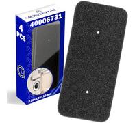 4 Pieces Tumble Dryer Filter 270x125x10 mm with the Original Code 40006731 for Candy for Hoover - MONTERAL