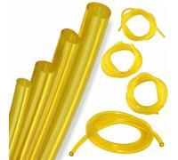 4 Pieces Universal Fuel Line, Petrol Fuel Line Hose Tube, 2 x 3.5mm, 2.5 x 4.5mm, 2.5 x 5mm, 3.5 x 5.5mm for Chainsaws, Blowers, Pressure Washers, 1m