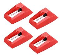 4 Pieces Universal Turntable Push Pins, Stylus Pins for Turntable, Turntable Replacement Stylus Replacement Stylus Phonograph Heads Phonograph Needle for LP Phonograph, Gramophone, Turntable
