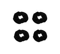 4 Pieces Velvet Hair Scrunchies Black Elastics Scrunchy Bobbles Soft Hair Bands Hair Ties