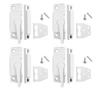 4 Pieces Vertical and Horizontal White Solid Aluminum Alloy Practical Sliding Window Sash