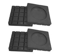 4 Pieces Washing Machine Anti Vibration Pads Stabilizers for Bed Compressor 2.36x2.36x0.79 Inch Rubber Feet