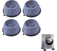 4 Pieces Washing Machine Feet Pad Foot Pad, Anti Slip Rubber Foot Pad Damper Vibration Damper for Washing Machines and Dryers