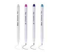 4 Pieces Water Soluble Pens, Markers for Fabric, Disappearing Water Soluble Substance Erasable Pens, Fabric Markers, Water Soluble Markers for Office