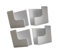 4 Pieces Weight Scale Holder Weight Scale Organizer Electronic Scale Hanger Storage Bracket Wall Mounting Easy to Use Suitable for Bathroom Bedroom Ki, White