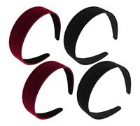 4 Pieces Women'S Wide-Edged Headbands, Retro Headbands, Simple Headbands, Anti-Slip Headbands, Classic Design Headbands.