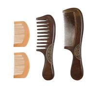 4 Pieces Wooden Combs, Massage Hair Combs, Durable Wooden Combs, Hair Styling Tools, Long-Hand Wooden Combs, Hair Care Accessories