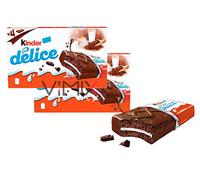 4 Pieces x 39g KINDER Delice Cake BAR - 156g x 2