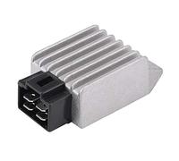 4 Pin 12V Voltage Regulator Rectifier, Motorcycle Regulator Rectifier Connector Fit for Scooter Moped ATVs Gokarts