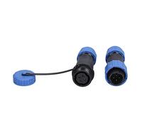 4 Pin Aviation Connector IP68 Male Female Aviation Plug Socket Solid Pin Design Gold Plated Copper PA66 Material Shell for Auto Electrical Industry Communication Equipment