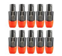 4-Pin Locking Amplifier Speaker Connector - 4-Pole Long Tail Solder Type for Professional Audio Systems 10PCS(Red)