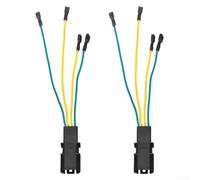 4 Pin Side Mirror Heating Connector Cable Wire, for BMW E90 F10 X5 X6 for 3 5 6 7 Series, for F01 F02 F11 F13 F18 F12 E70 E71 E60, 12V Replacement Harness for Lens Heater