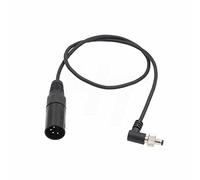 4 Pin XLR to Right Angle Locking DC Power Cable for Atomos Shogun Flame and Ninja Inferno, PIX-E7 Monitor 20"