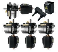 4 PK 0.6mm for Flashforge Creator 5/5 Pro Nozzle Assembly High-Flow Print Head Hotend -320°C Wear-Resistant for Faster Printing &Larger Models,Creator 5/Creator 5 Pro Part with Silicone Sock & Wiper