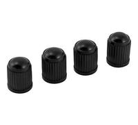 4 Plastic Tyre Good Quality Wheel Air Valve Dust Caps Screw Fit