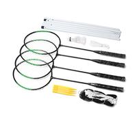 4-Player Aluminum Alloy Racket Professional Badminton Set With Net Carry Bag Equipment Gadget Tools Parts Product Stuff Items Supplies Birthday Gift Gear