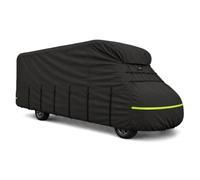 4 Ply Breathable Black Motorhome Cover 7.5-8m (Black, 7.5-8m) | High quality motorhome covers made from heavy-duty 160gsm 4-ply fabric