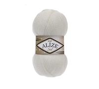 4 Ply Knitting/Crochet Yarn with Metallic/Glitter/Lurex 100g Alize Sal Shade 450