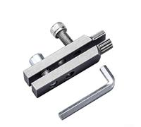 4-Point and 6-Point Broken Wire Pipe Extractor Tool for Faucet & Angle Valve Repair - Metal Fracture Remover, Compact 7.5 x 1.6 x 1.6 cm, Silver(A)
