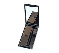 4 Point Eyebrow Powder Two-Tone to Sweat-Proof Easy ColorNatural Eyebrow Eyebrow Pencil Colour Eyebrow Dyeing Black (C, One Size)