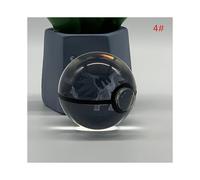 (4) Pokemon Crystal Ball 3d Toy Snorlax Mewtwo Pikachu Figures Pokmon Led Light Toy