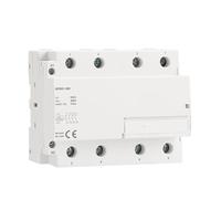 4 Pole 100A AC 220V 230V 50/60Hz Rail Household Modular contactor Switch Controller