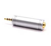 4 Pole 3.5mm Socket 2.5mm Jack Plug Converter Audio/Video All Metal Adapter