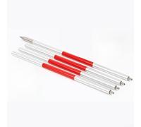 4-Pole Aluminium Alloy Test Mirror Replacement for Total Station, 17.5mm Constant, Glass Components for Land Survey, Mining and Construction Work(single rod)