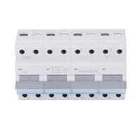 4 Pole Disconnect Switch DIN Rail Mount 125A Miniature Circuit Breaker with Protection for Solar Power System and Small Scale Power Generation PA66 Flame Retardant Housing