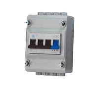 4 Pole Dual Terminal Meter Isolation Switch in Plastic Enclosure with Sealable Lid Screws WEC44100
