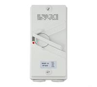 4 Pole Enclosed Motor Disconnect Switch, IP65 Waterproof Safety Isolation Switch for 440V AC, Disconnect Breaker Box for Industrial and Generator Applications(20A)