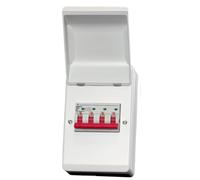 4 Pole Isolator Comes with Mini Metal Enclosure WME44100