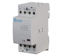 4 Pole Modular CONTACTOR 25A N/O 230V | CONTACTORS RELAYS, 1 X Qty - EUC2-25-4P