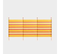 4 Pole Wooden Windbreak, Multi Coloured One Size