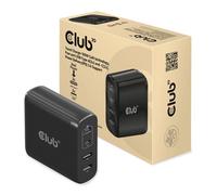 4 Port Club 3D CAC-1912UK 100W GaNIII Wall Charger, PD3.0 2x USB-C 2x USB A UK
