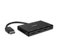4 Port DisplayPort 1.2 MST Hub 4K Quad Monitor Splitter Multi Display