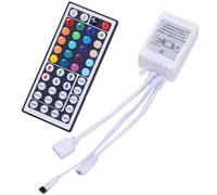 4-Port DIY RGB LED Strip Lights Wireless IR Remote Controller Receiver 44 Keys Dimmer DC12-24V 6A For SMD 2835 5050 3528 Beads