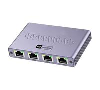 4 Port Ethernet Splitter Gigabit Speed Networking Adapter Aluminum Housing Case Multiple Device Sharing Networking Splitter