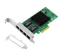4 Port Gigabit Ethernet Card with Low Profile Bracket for Intel I350-T4V2 I350-T4