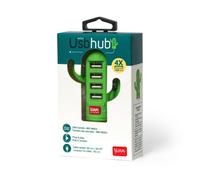 LEGAMI - Mini USB Hub with 4 Ports, Compatible with USB 1.0/1.1/2.0, Windows 2000/XP/7/8/10, MacOS from 8.5, Linux Kernel from 2.4