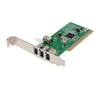 StarTech.com 4 port PCI 1394a FireWire Adapter Card - 3 External 1 Internal Fire