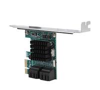 4-Port PCIe to SATA 3.0 Expansion Controller Card Adapter 6Gbps Expansion Card for XP/2003/Vista/Win7/Win8/Win10 (32/64 bit) Operating System
