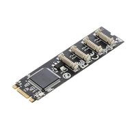 4 Port RS-232 DB9 Serial M.2 B+M Key Controller Card, SY-PEX15072