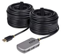 4 Port Usb 2.0 A Male To Female Active Extension Hub 24M Black