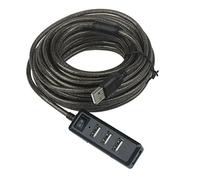 4-Port USB 2.0 Hub with High Speed Adaptor On/Off Switch for Laptop 10 m Black