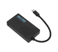 4 Port USB 3.0 Hub 5Gbps Ultra Slim Type C Interface Good Heat Dissipation Portable Data Hub for U Disk Keyboard Black 4 Port USB 3.0 HubType C HubUSB3. HUBUl Will Not It for Ultr (Black)