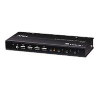 4-Port USB 4K HDMI KVMP Switch (Cables included)