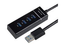 4 Port USB Hub High Speed USB 3.0: 5Gbps Data Hub